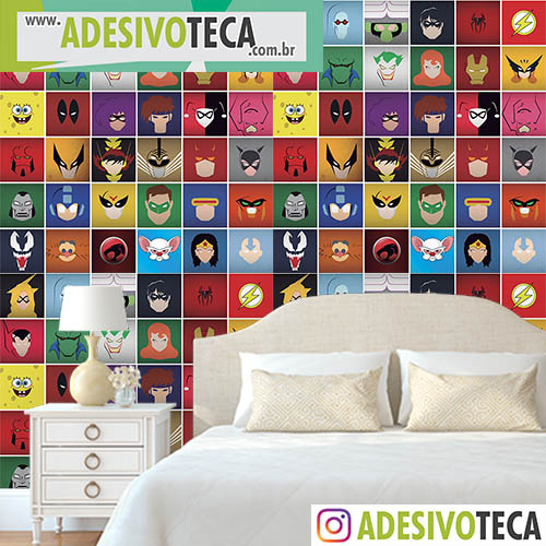 Adesivo Parede Super Heróis Adesivoteca Quarto, sala, Infantil Armario Lavadora Y Secadora ~ Adesivo Parede Super Heróis Adesivoteca Quarto, sala, Infantil
