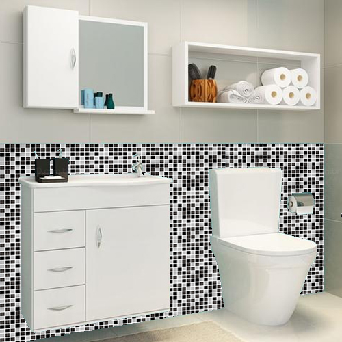 Adesivo Parede Pastilha Cinza A Adesivoteca Quarto, sala, Infantil Mueble Aparador Jardin ~ Adesivo Parede Pastilha Cinza A Adesivoteca Quarto, sala, Infantil