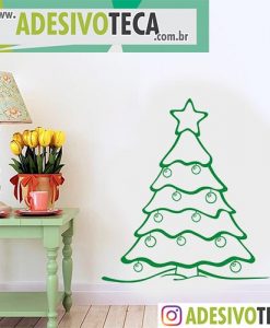 Adesivo Parede Recortado de Natal 07