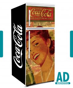 Adesivo Geladeira Coca Cola Retrô 03