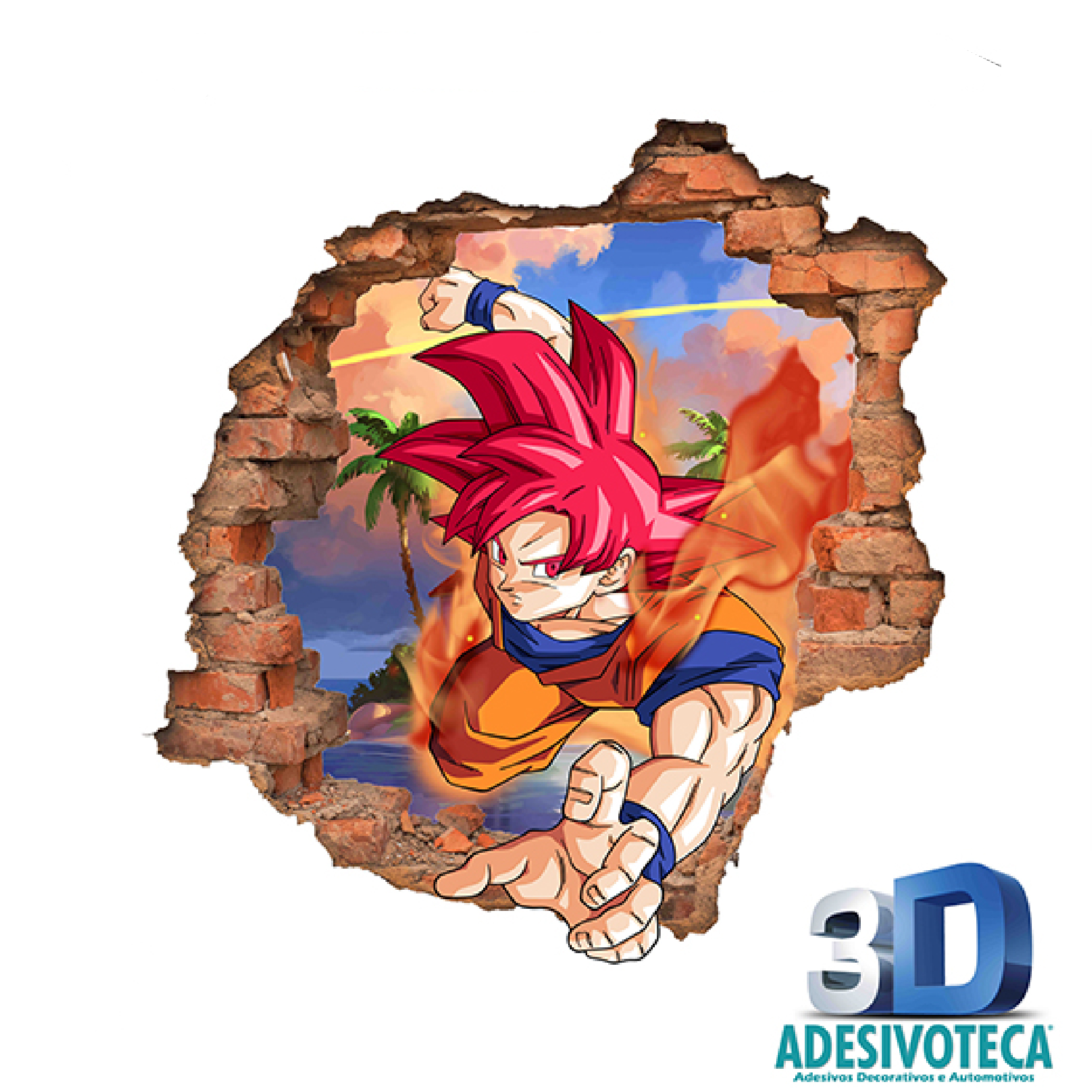 Buraco 3D Dragon Ball - Goku Super Sayajin 4 EM PROMOÇÃO!