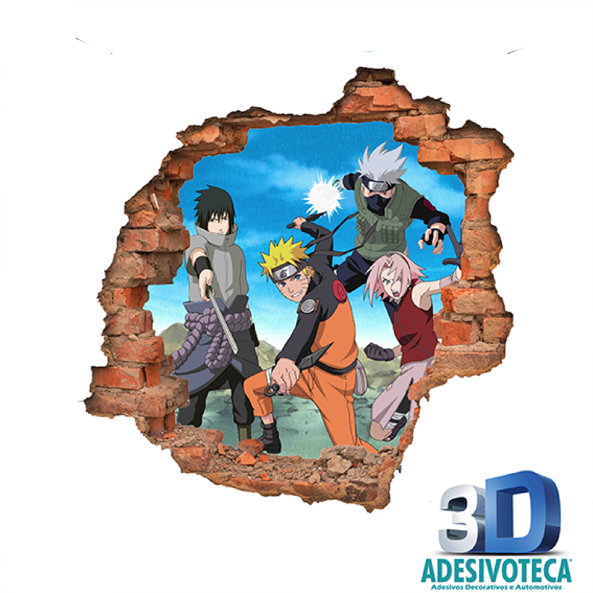 Adesivo Decorativo Naruto Desenho Grande