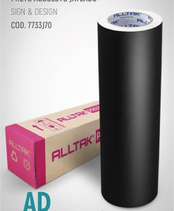 Adesivo Premium Jateado Preto Absoluto