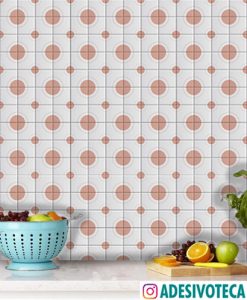 Adesivo Azulejo Círculos
