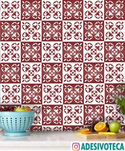 Adesivo Azulejo Mix Cardeal