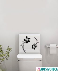 Adesivo Banheiro Flor