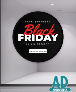Adesivo Black Friday 42