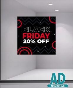 Adesivo Black Friday 18