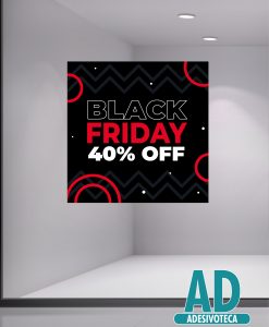Adesivo Black Friday 20