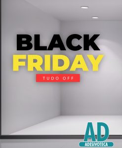 Adesivo Black Friday 64