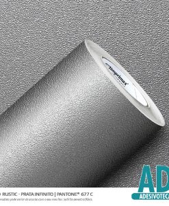 Adesivo Decor Rustic Prata Infinito