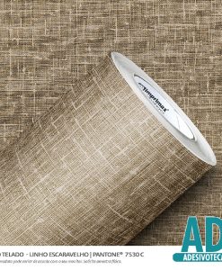 Adesivo Decor Telado Linho Escaravelho