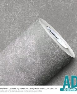 Adesivo Decor Pedras Cimento Queimado