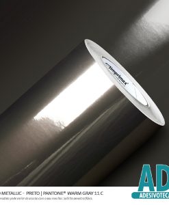 Adesivo Decor Metallic Preto