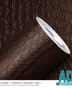 Adesivo Decor Couros Chocolate