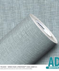 Adesivo Decor Telado Brim Cinza