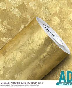 Adesivo Decor Metallic Artístico Ouro