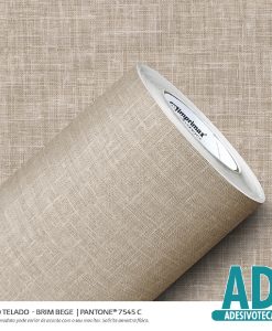 Adesivo Decor Telado Brim Bege