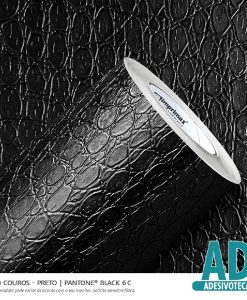 Adesivo Decor Couros Preto