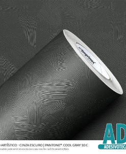 Adesivo Decor Artístico Cinza Escuro