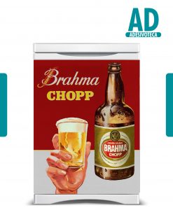 Adesivo Frigobar Brahma 06