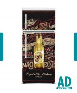 Adesivo Geladeira Beer Sol