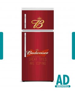 Adesivo Geladeira Budweiser