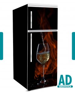 Adesivo Geladeira Champagne