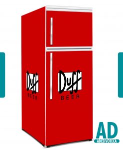 Adesivo Geladeira Duff 02