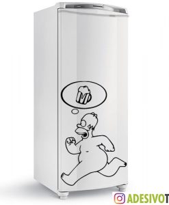 Adesivo Geladeira Homer