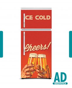 Adesivo Geladeira Ice Cold