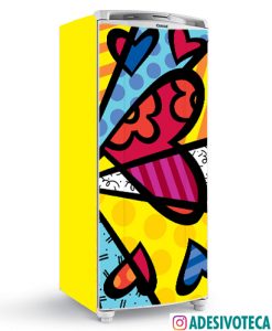 Adesivo Geladeira Romero Britto