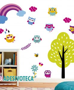 Adesivo Infantil Corujas