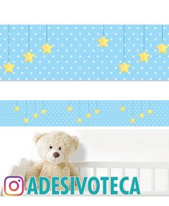 Adesivo Infantil Faixa de Parede Estrela 001