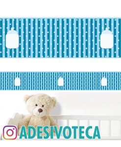 Adesivo Infantil Faixa de Parede Mamadeira 002