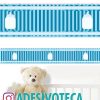Adesivo Infantil Faixa de Parede Mamadeira 005