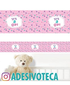 Adesivo Infantil Faixa de Parede Baby 001