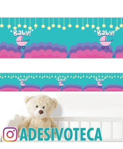 Adesivo Infantil Faixa de Parede Baby 004