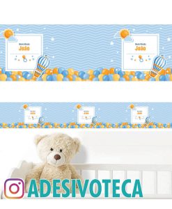 Adesivo Infantil Faixa de Parede João 001