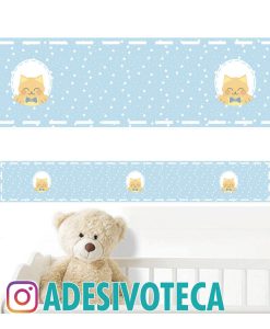 Adesivo Infantil Faixa de Parede Gatinho 001