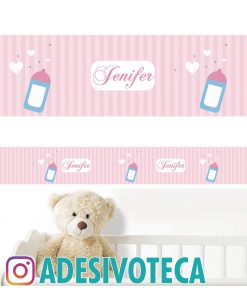 Adesivo Infantil Faixa de Parede Jenifer 001