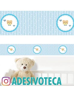 Adesivo Infantil Faixa de Parede Gatinho 003