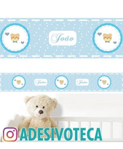 Adesivo Infantil Faixa de Parede João 003