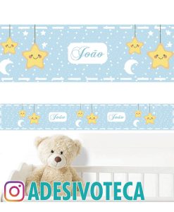 Adesivo Infantil Faixa de Parede João 004