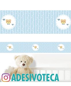 Adesivo Infantil Faixa de Parede Urso 001