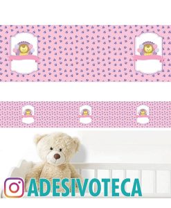 Adesivo Infantil Faixa de Parede Leão 009