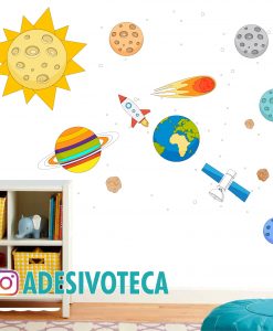 Adesivo Infantil Planets