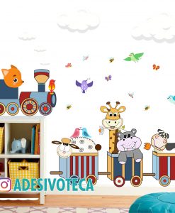 Adesivo Infantil Trem Piui