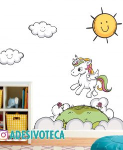 Adesivo Infantil Unicórnio 001