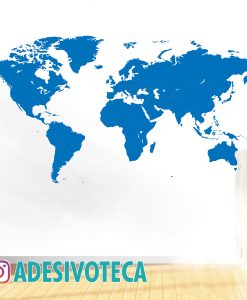 Adesivo Mapa Mundi
